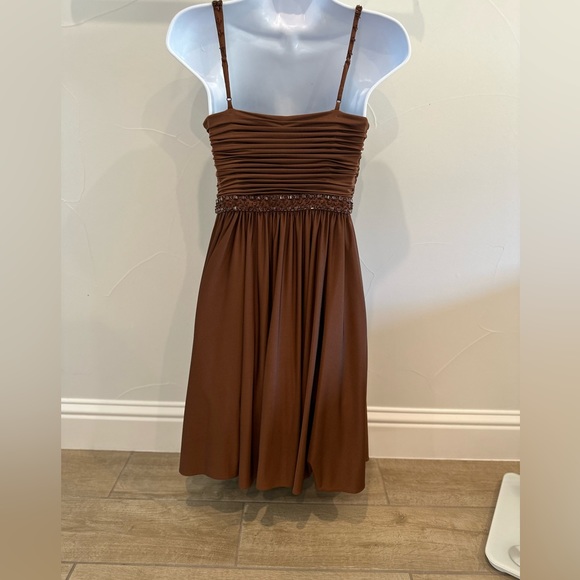 Cache Brown Dress - size 2 - Picture 2 of 11